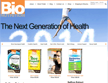 Tablet Screenshot of bionutritioninc.com